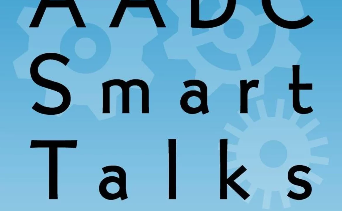 AADC Smart Talks logo from the Women’s Life-long Learning Initiative.